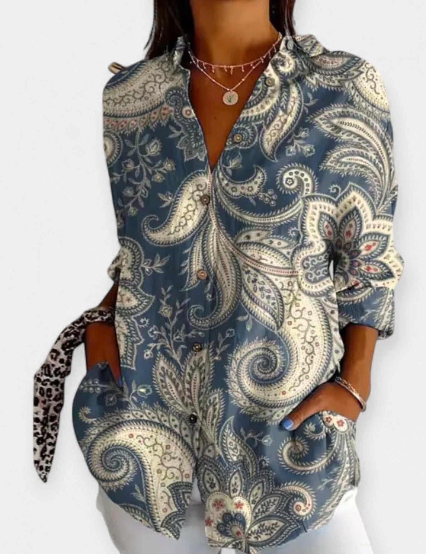 Frida | Chemise à Imprimé Floral
