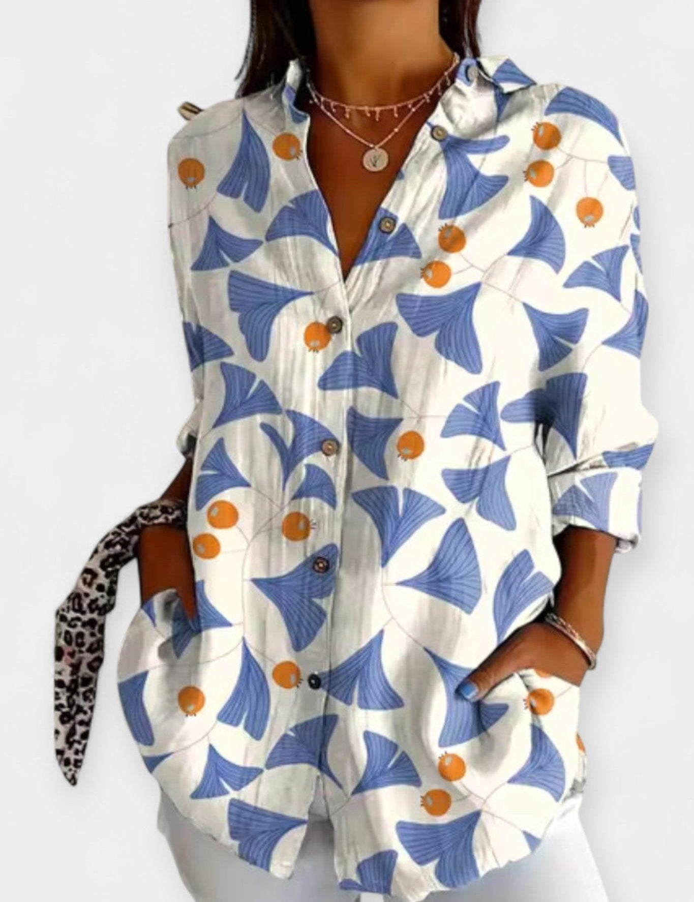 Frida | Chemise à Imprimé Floral