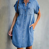 Helen™ | Robe chemise avec boutons