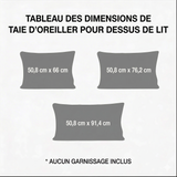 Housse de Coussin Matelassée - Cœur Festif