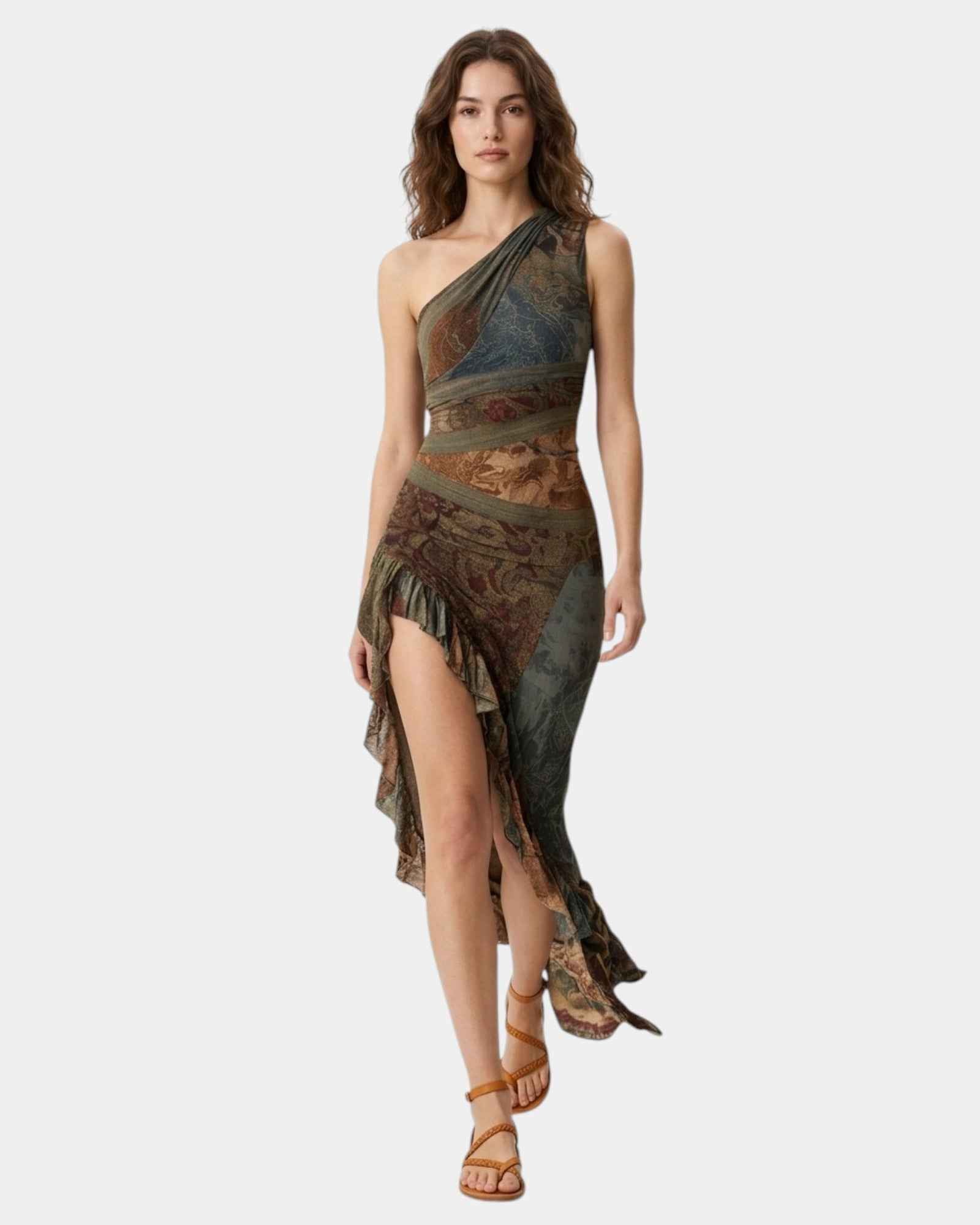 Cyrielle | Robe à imprimé ethnique