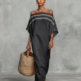 Robe Maxi en Lin Minimaliste