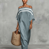 Robe Maxi en Lin Minimaliste