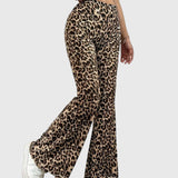 Gitte | Pantalons Bootcut Léopard