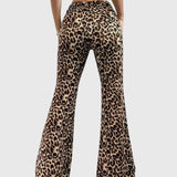 Gitte | Pantalons Bootcut Léopard