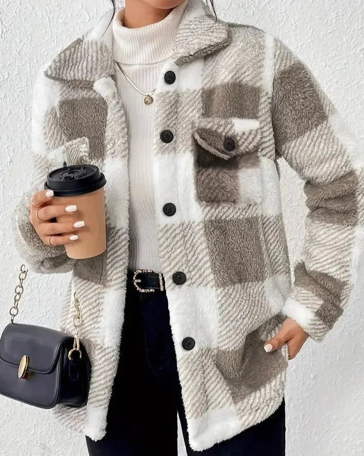 Gitte | Veste en fleece stylée