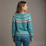Carine | Pull-over en tricot vintage