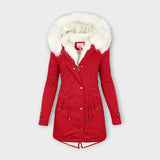 Ivara - Manteau d'Hiver Imperméable avec Doublure en Peluche
