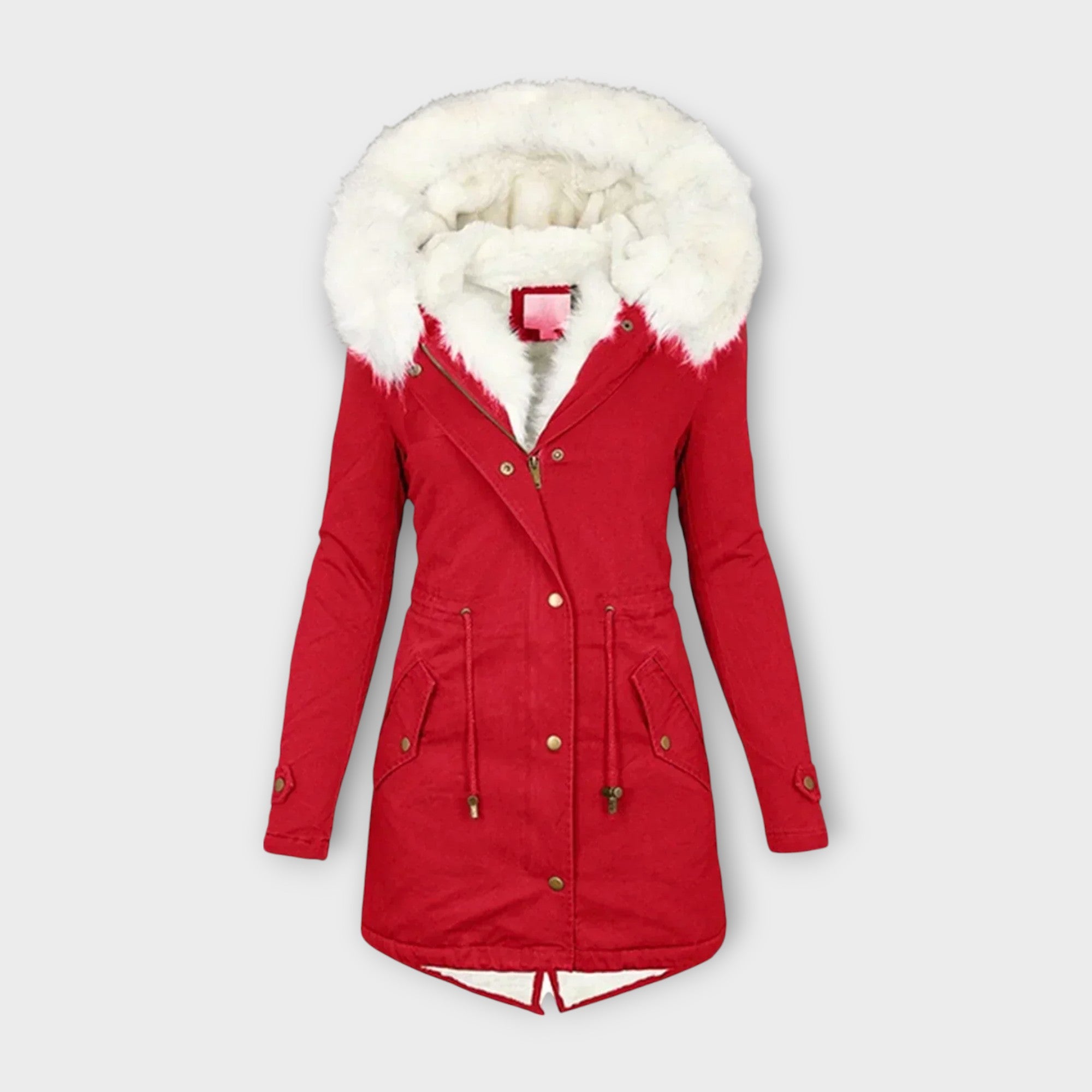 Ivara - Manteau d'Hiver Imperméable avec Doublure en Peluche