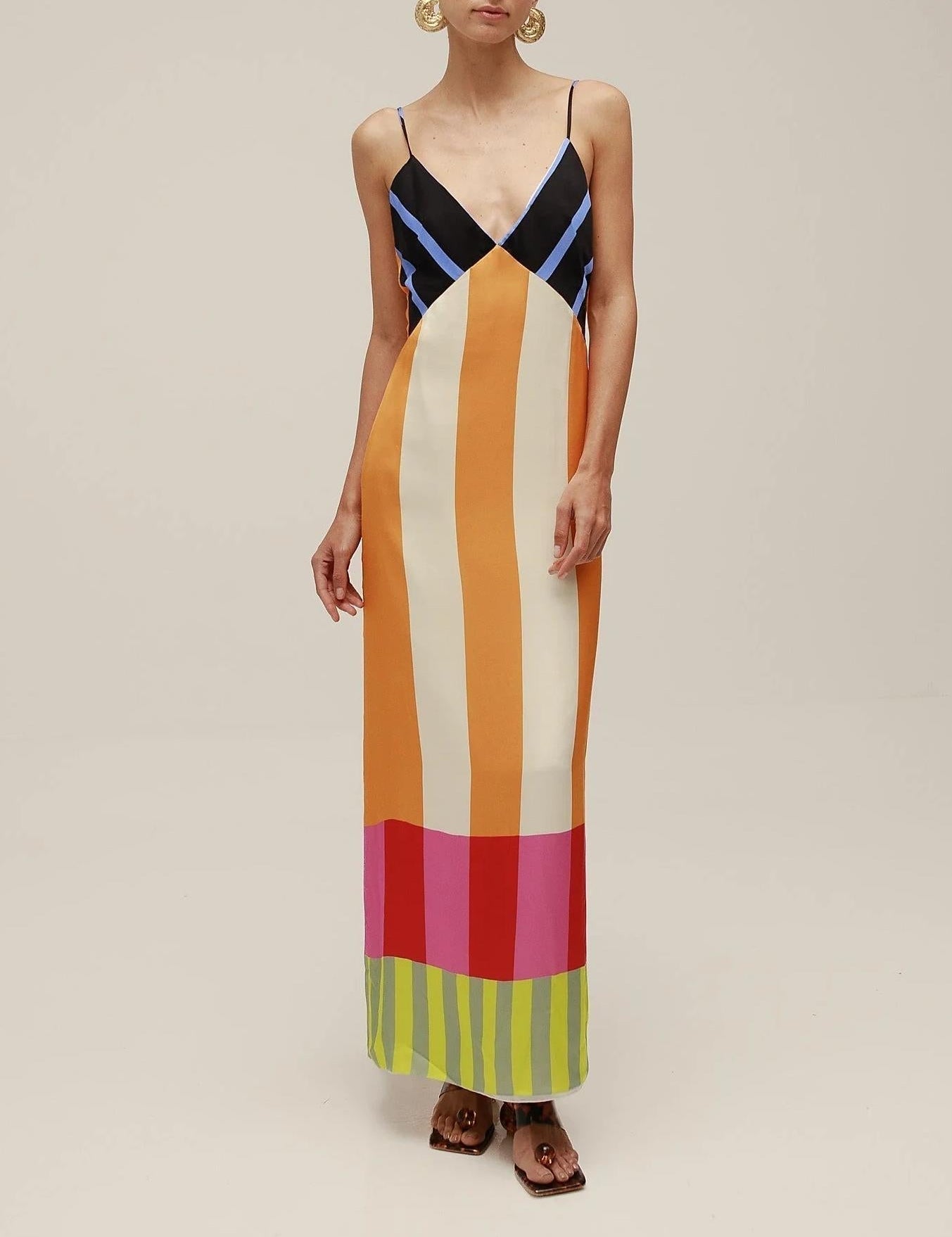 Pamela™ | Robe rayée en couleurs