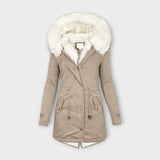 Ivara - Manteau d'Hiver Imperméable avec Doublure en Peluche