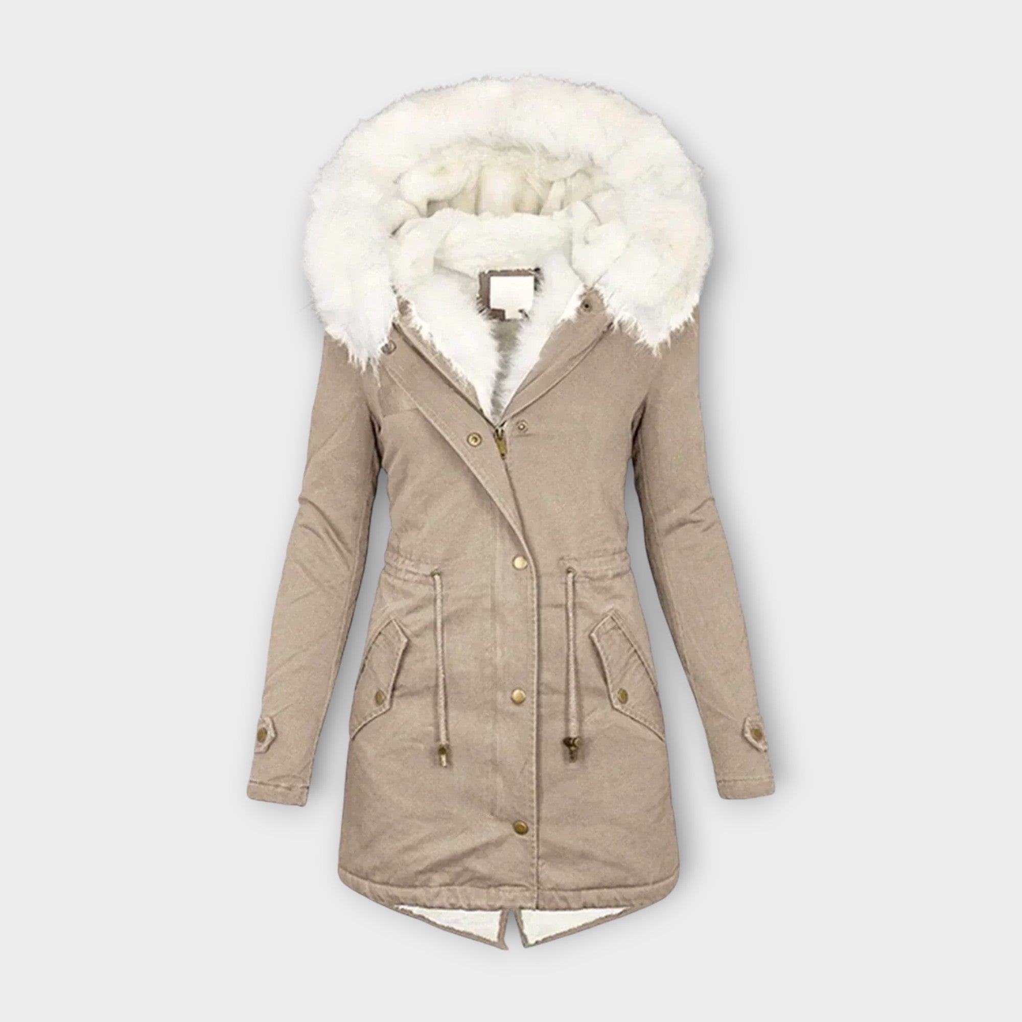 Ivara - Manteau d'Hiver Imperméable avec Doublure en Peluche