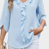 Helle | Blouse avec Dentelle