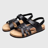 Sandales Bicolores Marron Blanc Femme | Élégantes Été 2026
