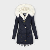 Ivara - Manteau d'Hiver Imperméable avec Doublure en Peluche