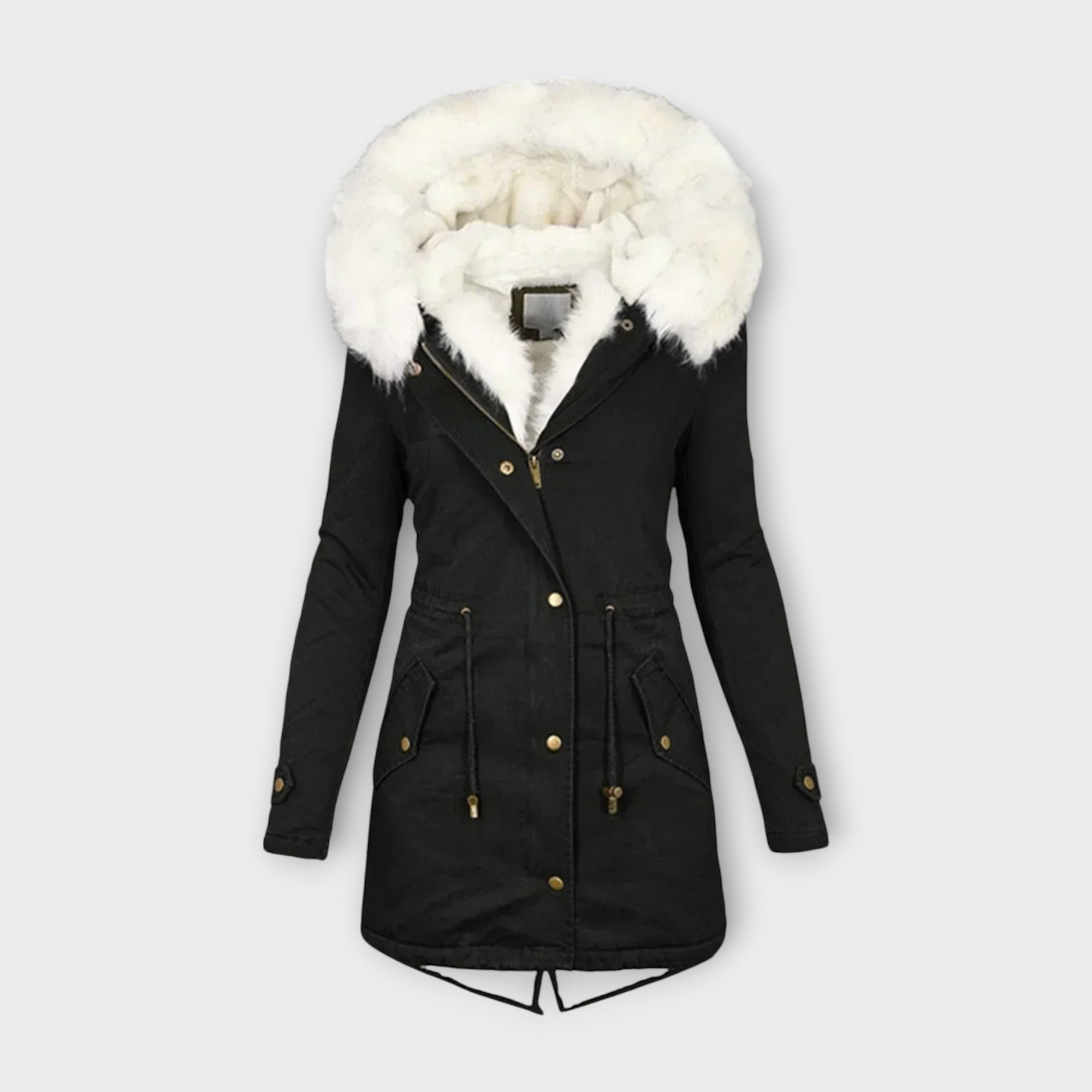 Ivara - Manteau d'Hiver Imperméable avec Doublure en Peluche