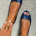 Adelina™ | Sandales Dorées Comfort Chic