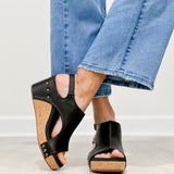 Briellae - Sandalette à talon compensé