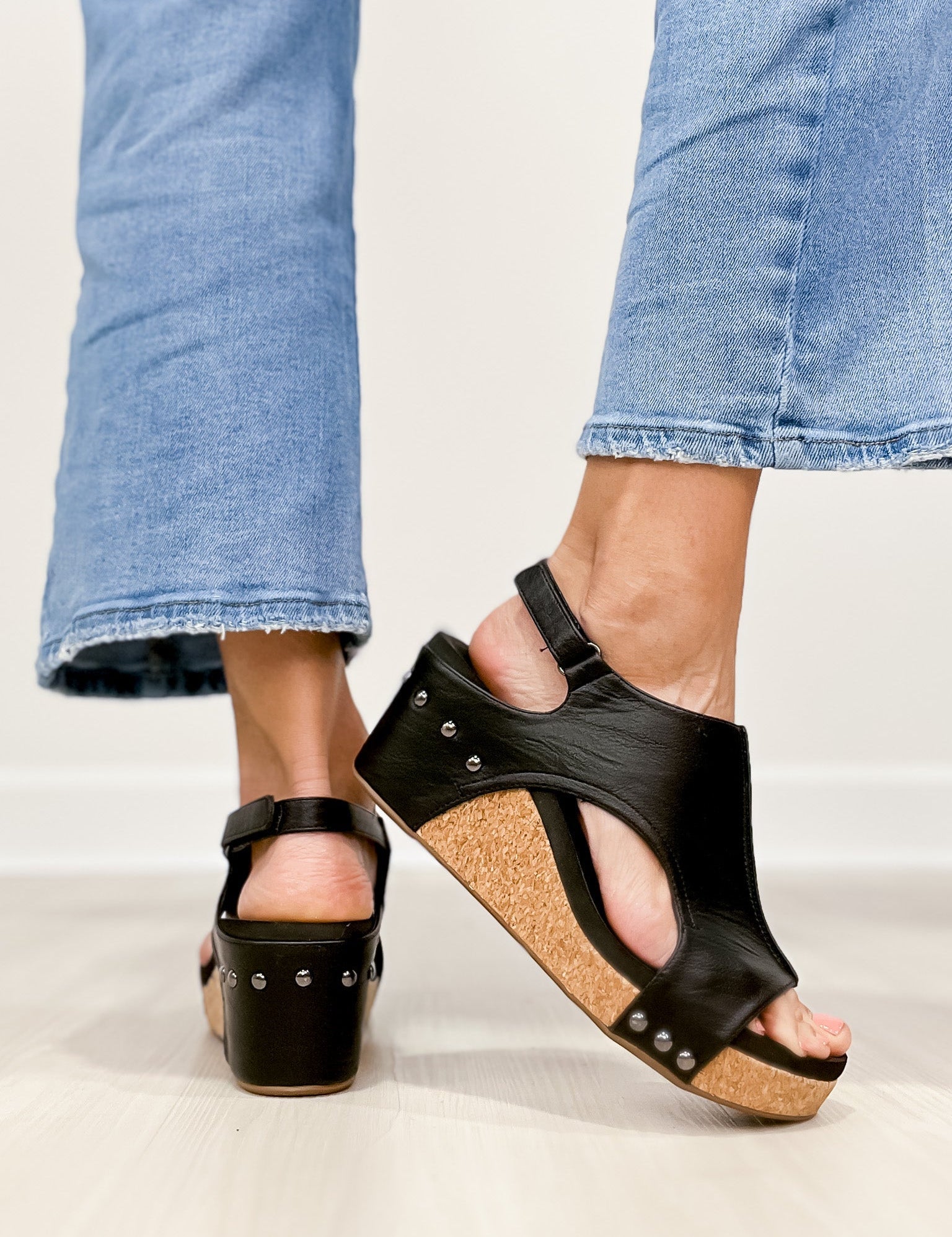 Briellae - Sandalette à talon compensé