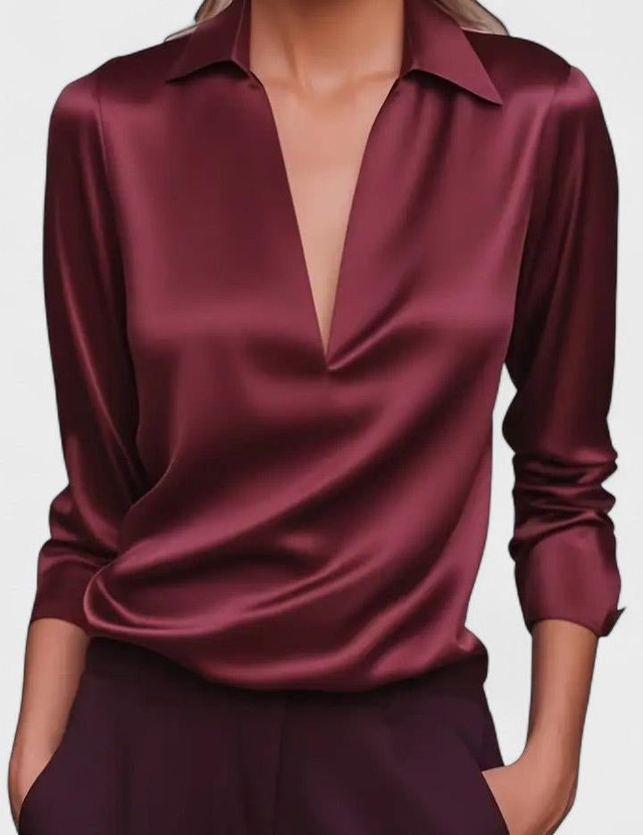 Ida | Chemise en satin