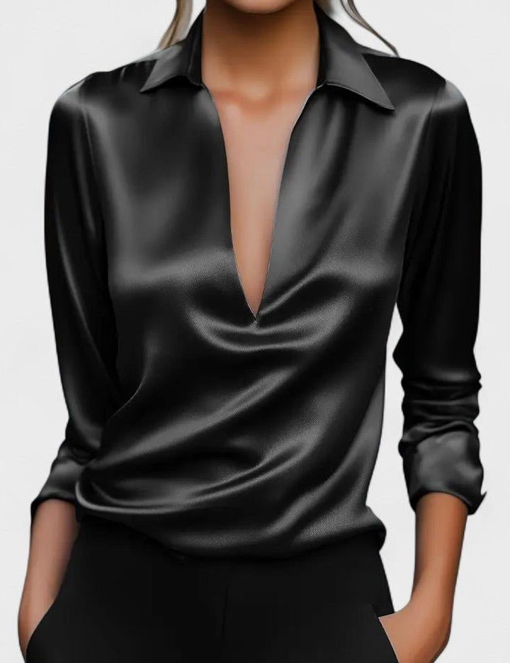 Ida | Chemise en satin