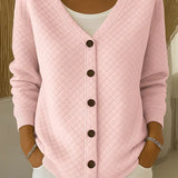Janice - Cardigan Texturé Élégant