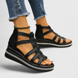 Sandales Gladiatrices à Talon Beige Femme | Été 2026