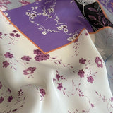 Johanne | Châle en Soie Violetta