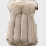Katrine | Gilet en cuir élégant