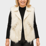 Katrine | Gilet en cuir élégant