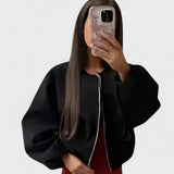 Katrine™ | Veste bomber courte