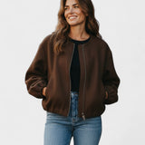 Katrine™ | Veste bomber courte
