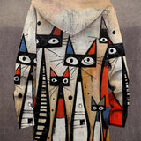 Livia - Cardigan de Luxe Inspiré par l'Art