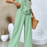 Laura | Ensemble Vert Menthe d'Été