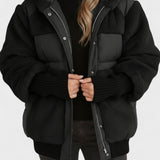 Lena™ | Manteau en plumes luxueux avec capuche