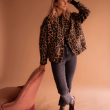 Leona | Veste Bomber Léopard