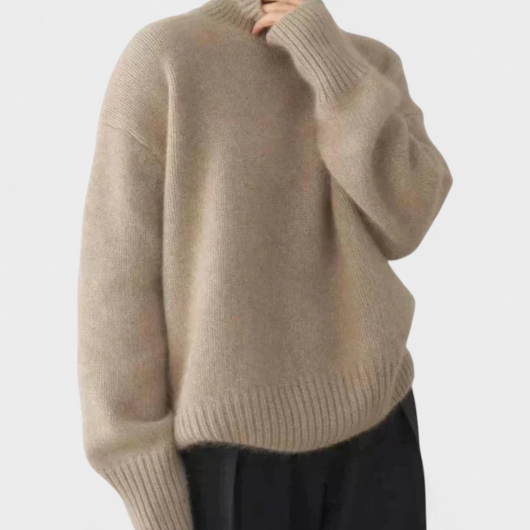 Edith | Pull en Cachemire à Col Montant