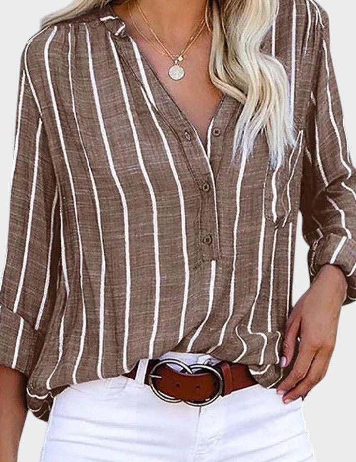 Luna | Blouse rayée