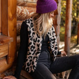 Maja | Gilet avec motif léopard