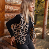 Maja | Gilet avec motif léopard