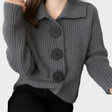 Malene | cardigan gris charbon