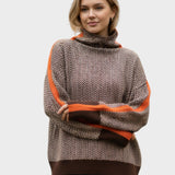 Marie | Pull en laine à col montant
