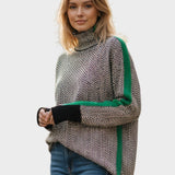 Marie | Pull en laine à col montant