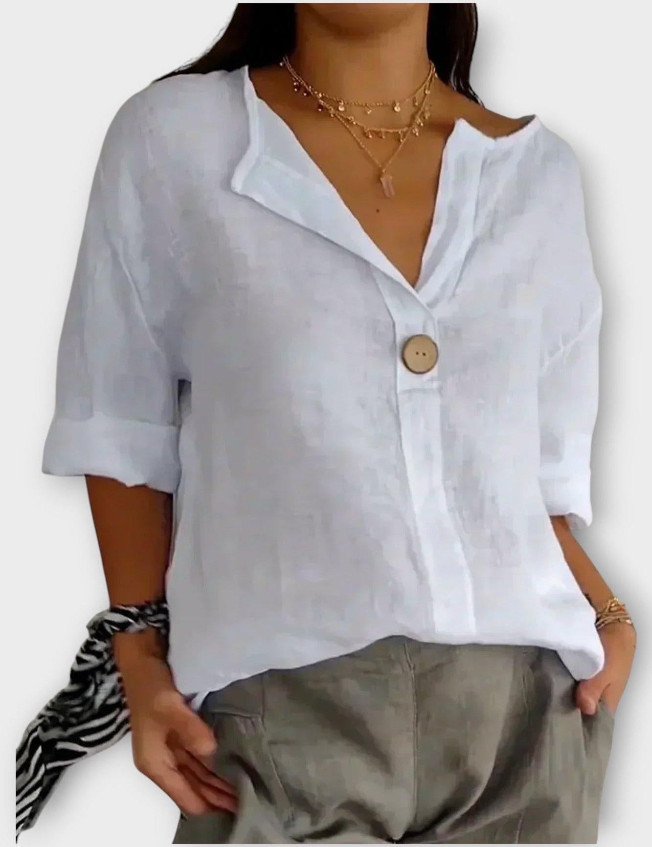 Marie | Chemise col en V