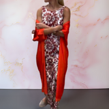 Sabine™ | Ensemble de robe élégant avec cardigan