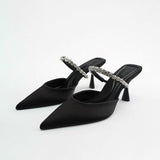 Mette | Talons hauts avec strass