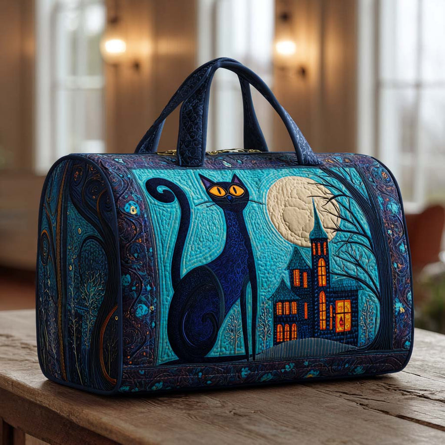 Padded Travel Bag - Night Cats