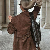 Mille™ | Élégant manteau en daim
