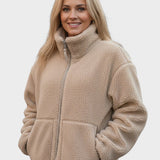 Mille™ | Élégant manteau en teddy au design nordique