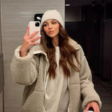 Mille™ | Élégant manteau en teddy au design nordique